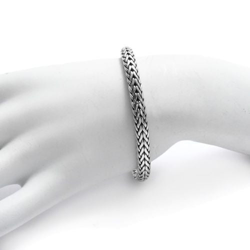 Wholesale Stainless Steel Figaro Chain Bracelet | Stainless steel chain  bracelet, Silver rope bracelet, Mens bracelet silver