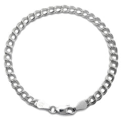 Charming Sterling Silver Cuban Link Chain Bracelet - 8 Inch. Wholesale -  925Express