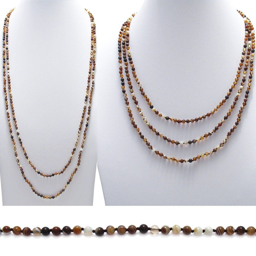 5mm Gold Beaded Necklace