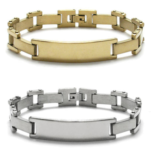 Mens 316L Stainless Steel Male Bracelet Wholesale Braslet Gold