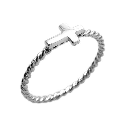 Thin on sale cross ring