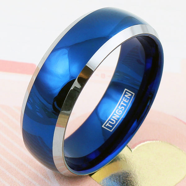 Matching Tungsten Wedding Bands for Him and Her - 925Express