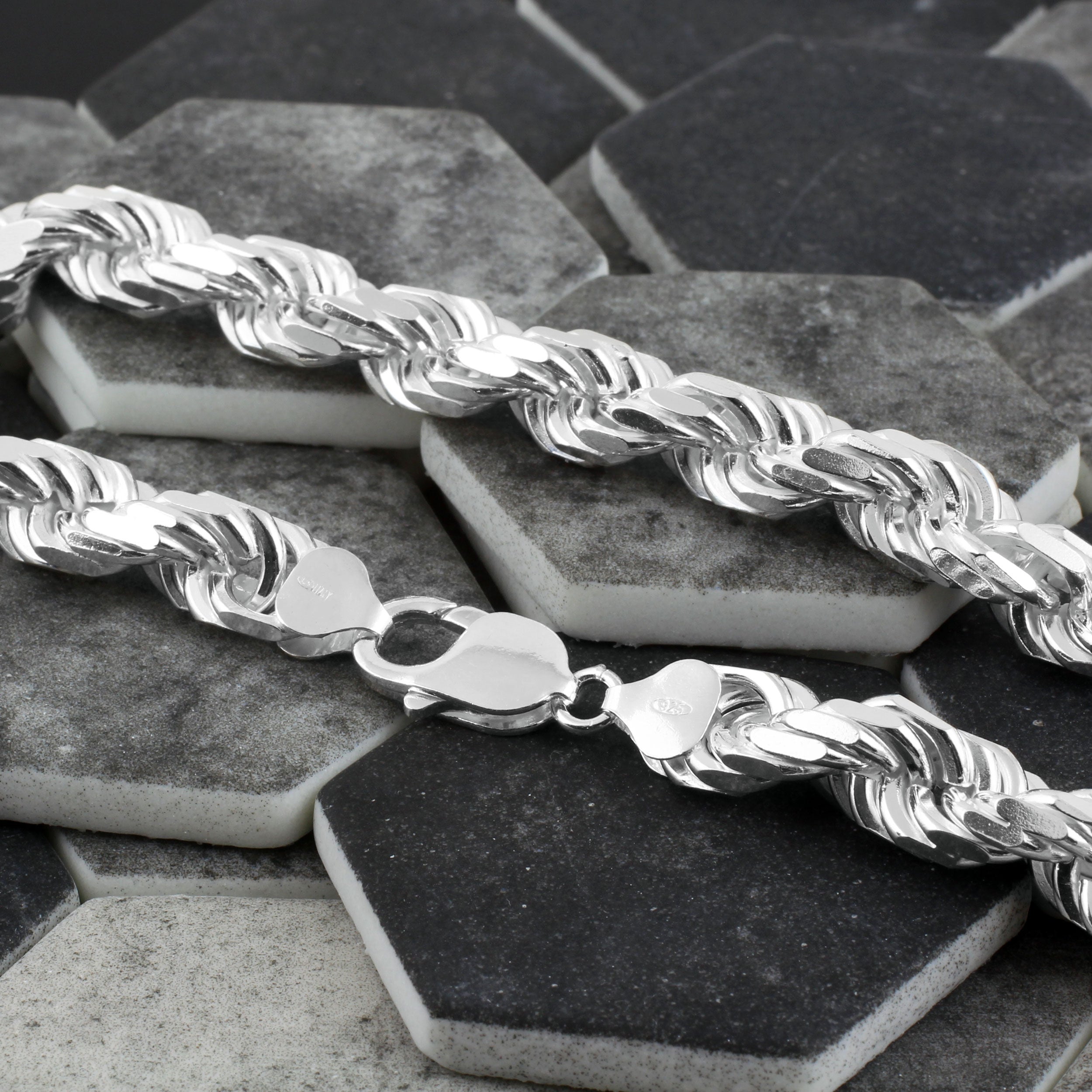 925 Sterling Silver Rhodium Plated Double Chain Necklace For Women –  Carlton London Online